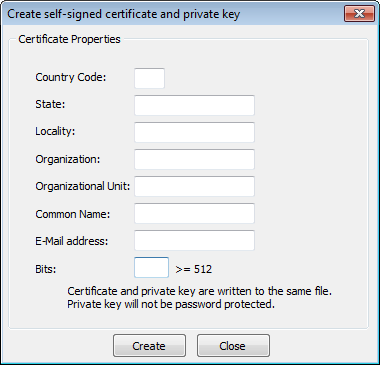 ThinVNC Access Point HTML5, Web-based RDP VNC Gateway remote desktop security Self Signed certificate