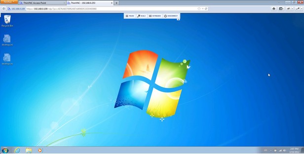 ThinVNC Access Point HTML5, Web-based VNC Gateway desktop sharing RDP remote screen
