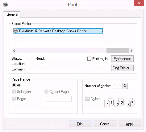 ThinRDP Server HTML5, Web-based RDP desktop access remote printing