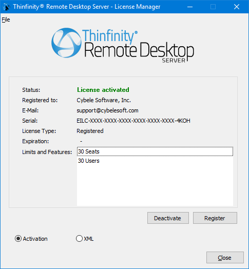 ThinRDP_LicenseManager