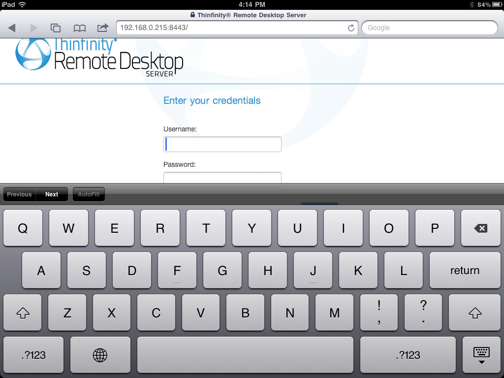 ThinRDP Server HTML5, Web-based RDP desktop remote mobile access touch keyboard