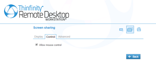 ThinVNC HTML5, Web-based VNC sharing remote desktop web control preferences