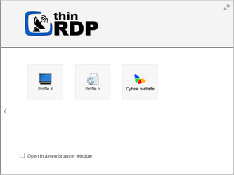ThinRDP Server HTML5, Web-based RDP desktop remote control connections icons