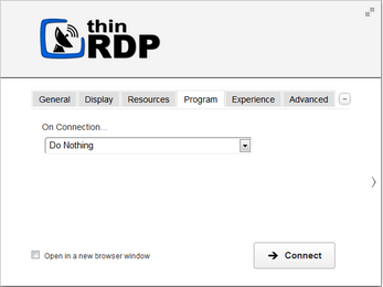 ThinRDP Server HTML5, Web-based RDP desktop remote access web program settings