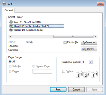 ThinRDP Workstation HTML5, Web-based RDP desktop control remote printer