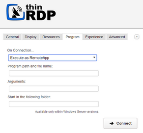 ThinRDP Server HTML5, Web-based RDP desktop remote access web RemoteApp