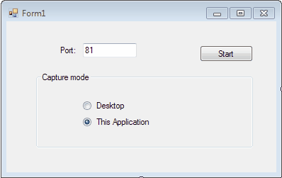 ThinVNC SDK HTML5, Web-based VNC desktop sharing remote control form example