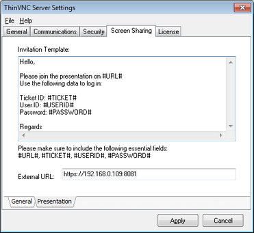 ThinVNC HTML5, Web-based VNC desktop sharing remote control presentation template