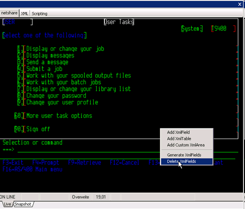 Host Integration Pack TN Bridge Vb.net C# Delphi ActiveX Development Lab Deleting Template Fields