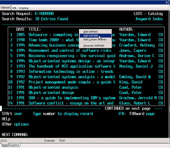 Host Integration Pack TN Bridge Vb.net C# Delphi ActiveX Development Lab Add XML Template Table