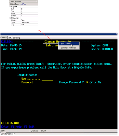 Host Integration Pack TN Bridge Vb.net C# Delphi ActiveX Development Lab Add XML Template Field