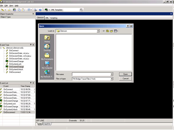 Host Integration Pack TN Bridge Vb.net C# Delphi ActiveX Development Lab Open Offline Trace File