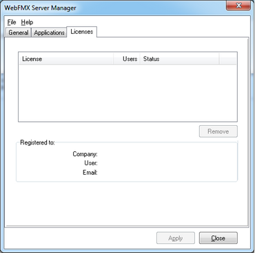 ThinRDP Server HTML5, Web-based RDP desktop remote control manager licenses tab