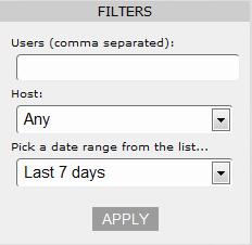 Web-based HTML5 TN3270 TN5250 VT100 Terminal Emulation Log Statistics Filters Users Host
