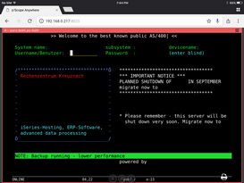 Web-based HTML5 TN3270 IBM Mainframe TN5250 IBM AS/400 VT UNIX Telnet Terminal Emulation Mobile Device Screen View