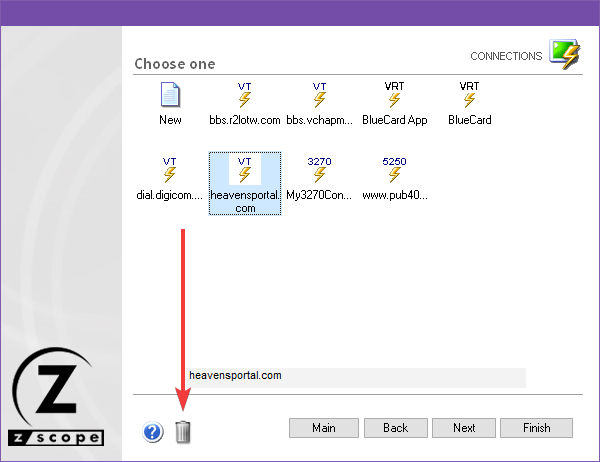 Web-based HTML5 TN3270 TN5250 AS/400 IBM Mainframe Unix Telnet Terminal Emulation Settings Connections Delete