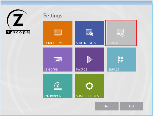 Web-based HTML5 TN3270 TN5250 VT100 Terminal Emulation Settings HotSpots