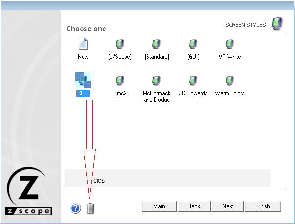 Web-based HTML5 TN3270 IBM Mainframe TN5250 IBM AS/400 VT UNIX Terminal Emulation Settings Screen Styles Delete