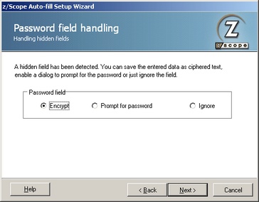 TN3270 TN5250 VT Terminal Emulation z/Scope Auto Fill Wizard Password Field Handling