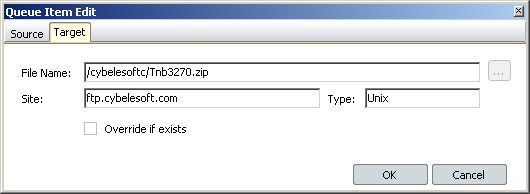 TN3270 TN5250 VT Terminal Emulation z/Scope FTP Workspace Queue Item Edit Target