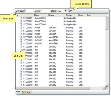 TN3270 TN5250 VT Terminal Emulation z/Scope FTP Server Panel Jes Output