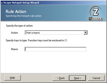TN3270 TN5250 VT Terminal Emulation z/Scope HotSpot Wizard Action Macro Function Keys