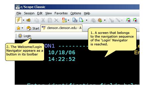TN3270 TN5250 VT Terminal Emulation z/Scope Navigator Run User Defined Toolbar