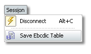 TN3270 TN5250 VT Terminal Emulation z/Scope Save Character Table 