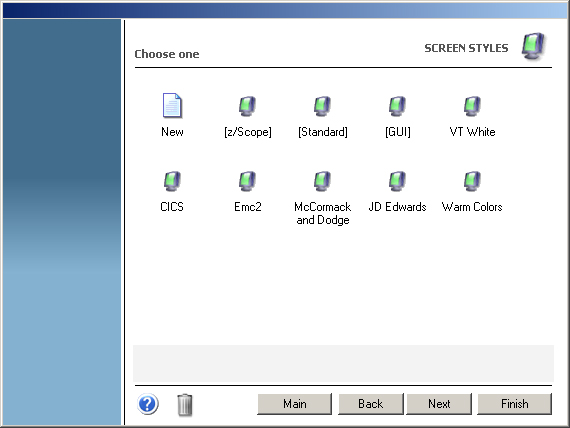 TN3270 IBM Mainframe TN5250 AS400 VT UNIX Telnet Terminal Emulation z/Scope Settings Screen Styles