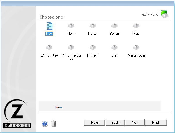 Web-based HTML5 TN3270 TN5250 VT100 Terminal Emulation Settings HotSpots Menu More Bottom Plus Enter Key PF PA Text Link Menu Hover