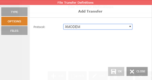 Web-based HTML5 TN3270 TN5250 VT100 Terminal Emulation File Transfer Manager Queue XMODEM Options Protocol
