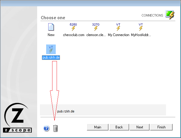 Web-based HTML5 TN3270 TN5250 AS/400 IBM Mainframe Unix Telnet Terminal Emulation Settings Connections Delete