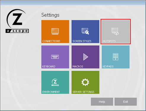 Web-based HTML5 TN3270 TN5250 VT100 Terminal Emulation Settings HotSpots