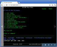 Web-based HTML5 TN3270 IBM Mainframe TN5250 IBM AS/400 VT UNIX Terminal Emulation Navigation Older Session