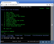 Web-based HTML5 TN3270 IBM Mainframe TN5250 IBM AS/400 VT UNIX Terminal Emulation Navigation Older Session