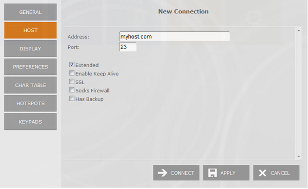 Web-based HTML5 Terminal Emulation TN3270 TN5250 IBM Mainframe AS/400 Connection Host Extended Keep Alive SSL Firewall Backup